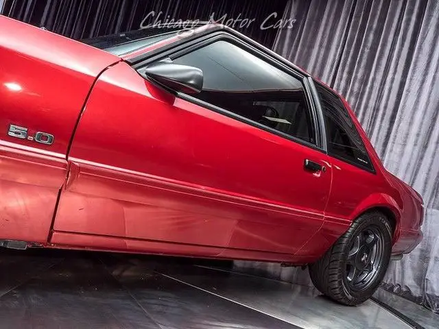 1992 ford mustang lx 5.0 red