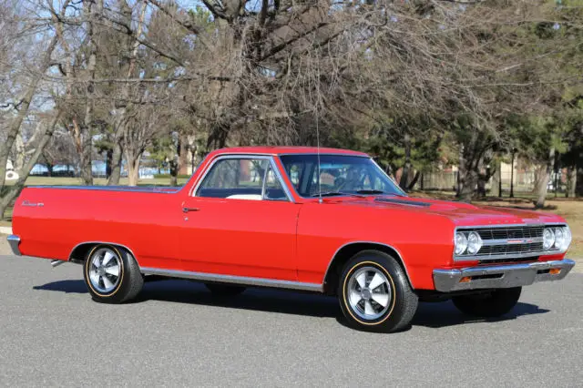 1965 chefvrolet el camino 327-350hp 4-spd a/c rotisserie restored wow no reserve
