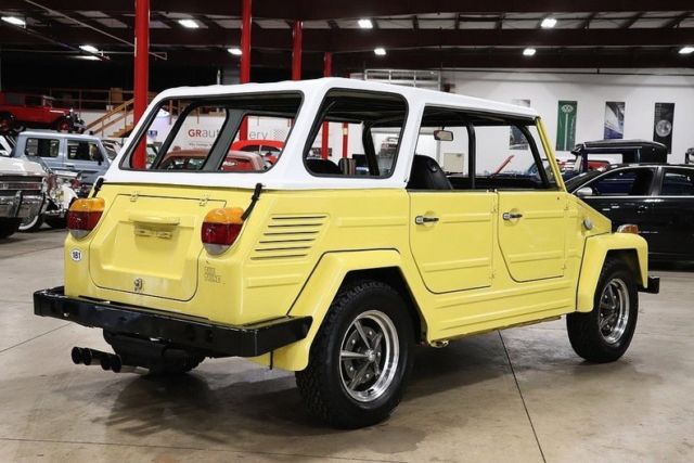 1973 volkswagen thing 5805 miles sunflower yellow suv 1.6l h4 manual