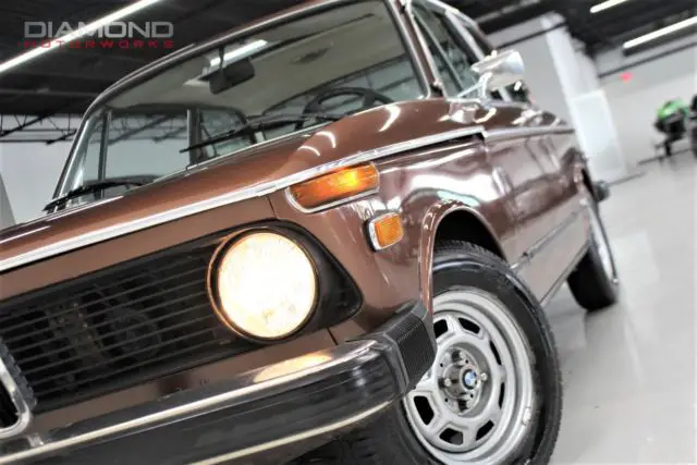 1976 bmw 2002 54068 miles brown coupe manual