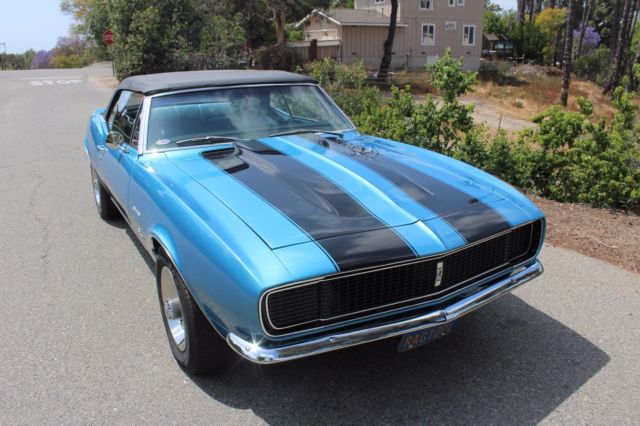 1967 camaro convertible rs cali car matching # marina blue video 1968 1969