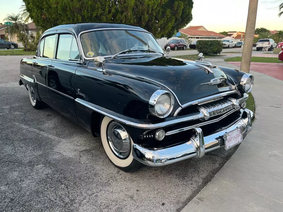 1954 plymouth savoy black 4wd manual