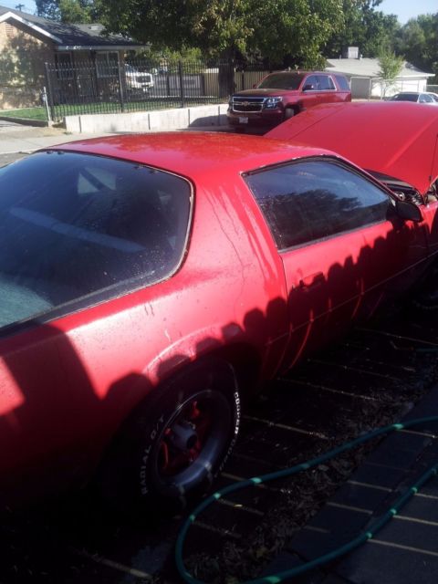 1987 red chevy camero