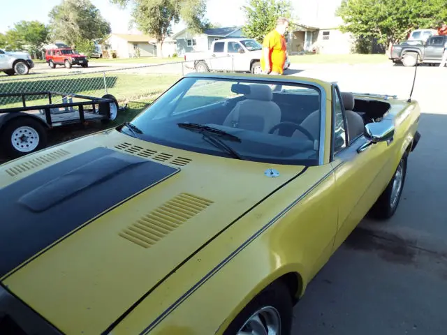 tr-7 v-6 conversion driveable, unfinished project