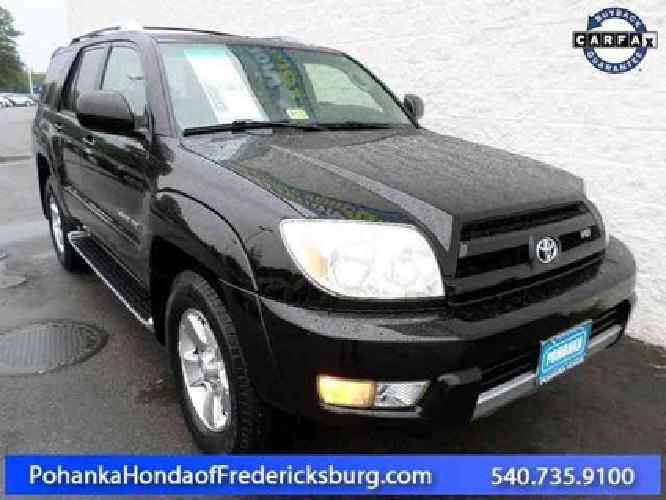 2003 toyota 4runner limited in fredericksburg, va