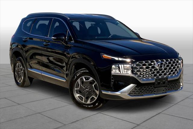 2023 hyundai santa fe hybrid blue