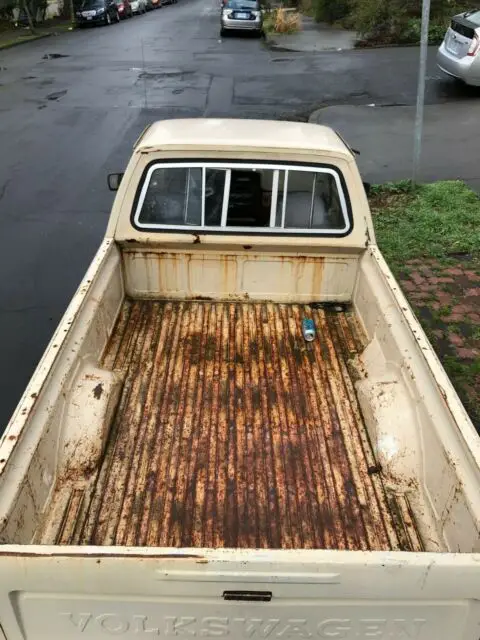 1981 volkswagen rabbit pickup caddy truck newer 1.9l vw diesel (not 1.6l) engine