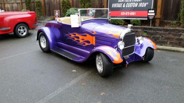 1928 ford model a roadster street rod!
