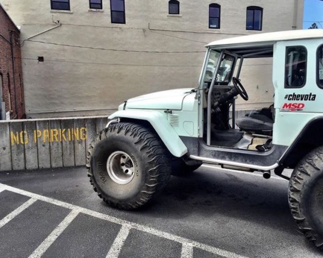 1980 fj-40 toyota land cruiser, chevota