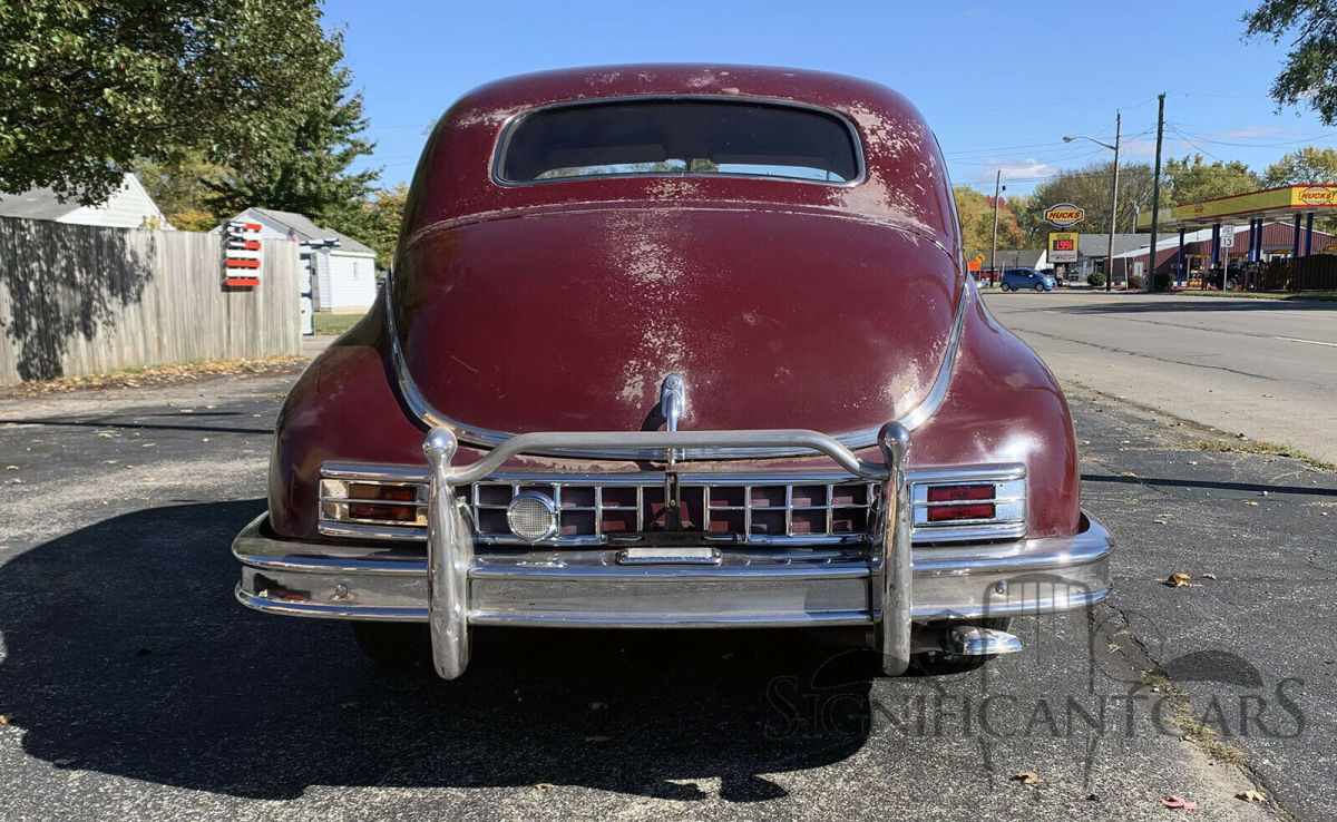 1948 packard custom super 8 - original window sticker! runs good!