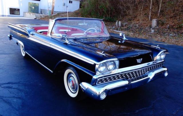 1959 ford fairlane 500 galaxie skyliner hard top convertible stunning!!!!!!!!!!