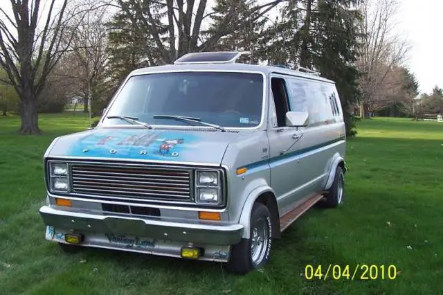 1977 custom ford show van vantasy land painted by harold harnish