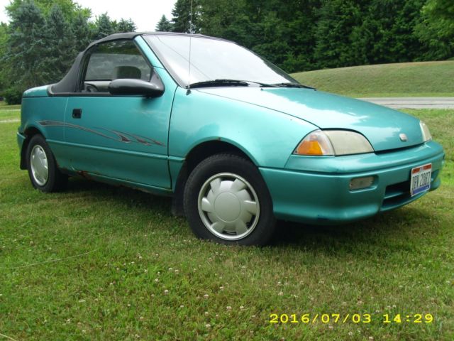 automobile, geo metro lsi convertible