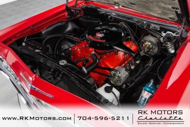 1965 chevrolet impala super sport regal red convertible 396 v8 3 speed automatic