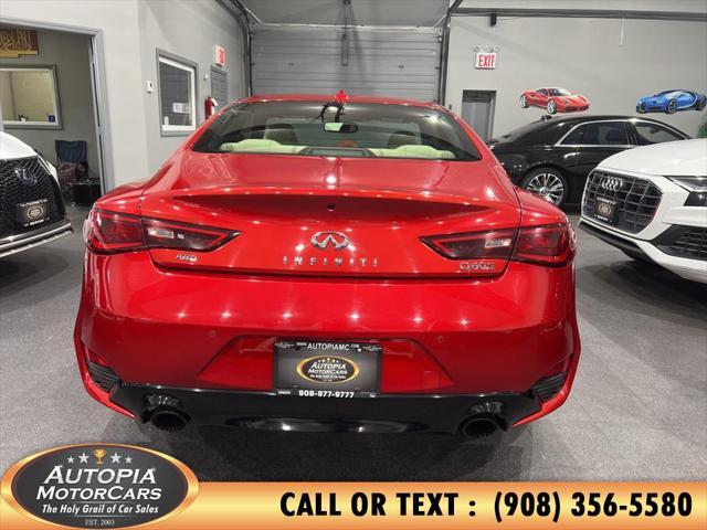 2017 infiniti q60 3.0t red sport 400