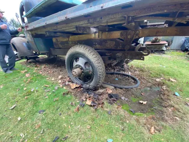 1939 chevrolet master dump blue rwd manual dump