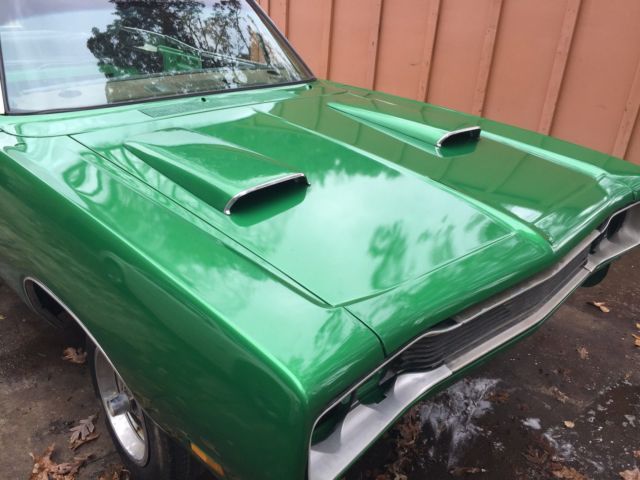 1969 dodge coronet convertible r/t clone, real rare & nice rust free hemi clone