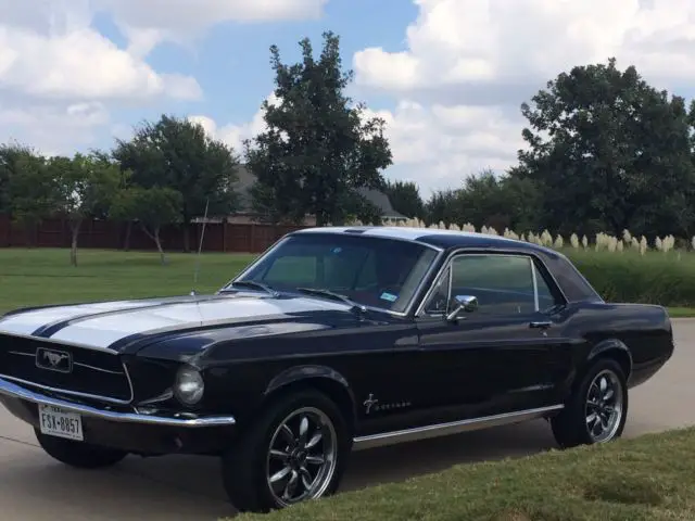 1967 ford mustang, sport sprint, with new 302 v-8 (replaced inline 6 200c)
