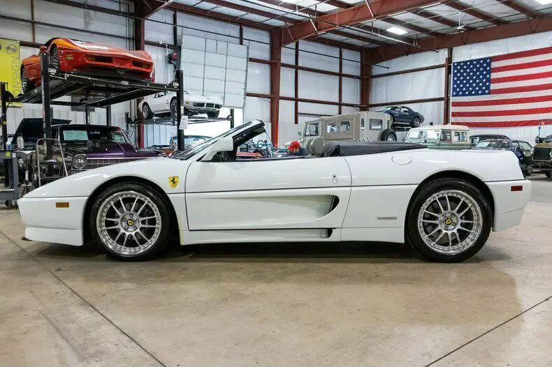 1994 ferrari 348 spider 18235 miles white roadster 3.4l v8 5-speed manual