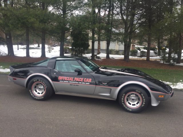 1978 corvette pace car l82 8,700 original miles, ncrs top flight, mint condition