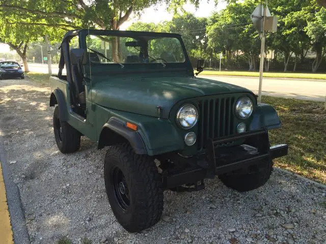 classic jeep cj-7 4x4 low miles new tires new top lift kit collector's item