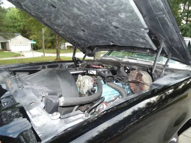 1972 pontiac gran prix model j - black/white interior - nice! 400 4 brl
