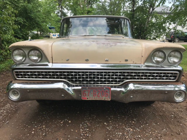 1959 ford fairlane 2 door **ultimate ford hot rod**rat rod**look blue oval fans!