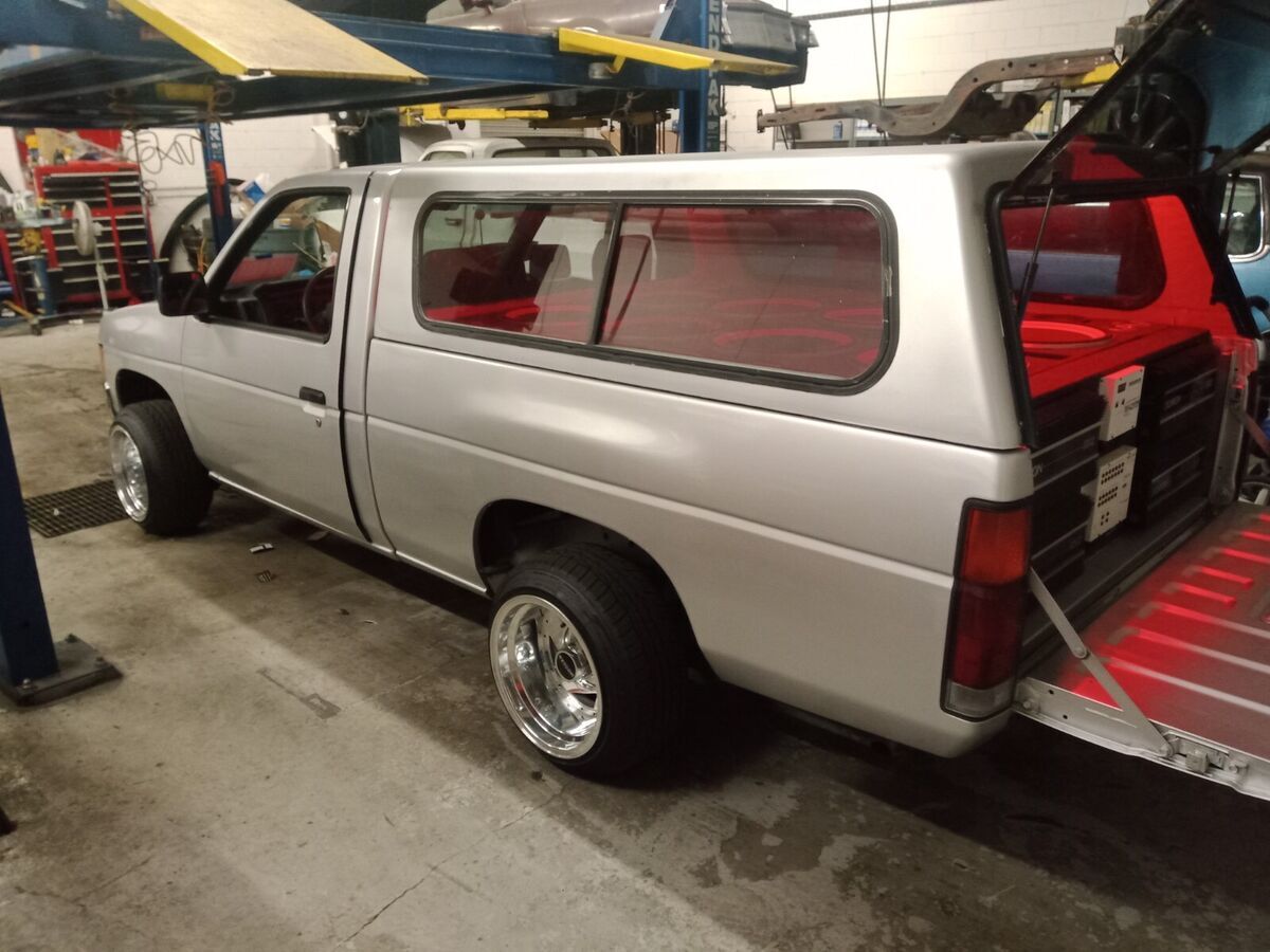 1993 nissan hardbody truck oldschool lowrider hydraulic mini truck cruising