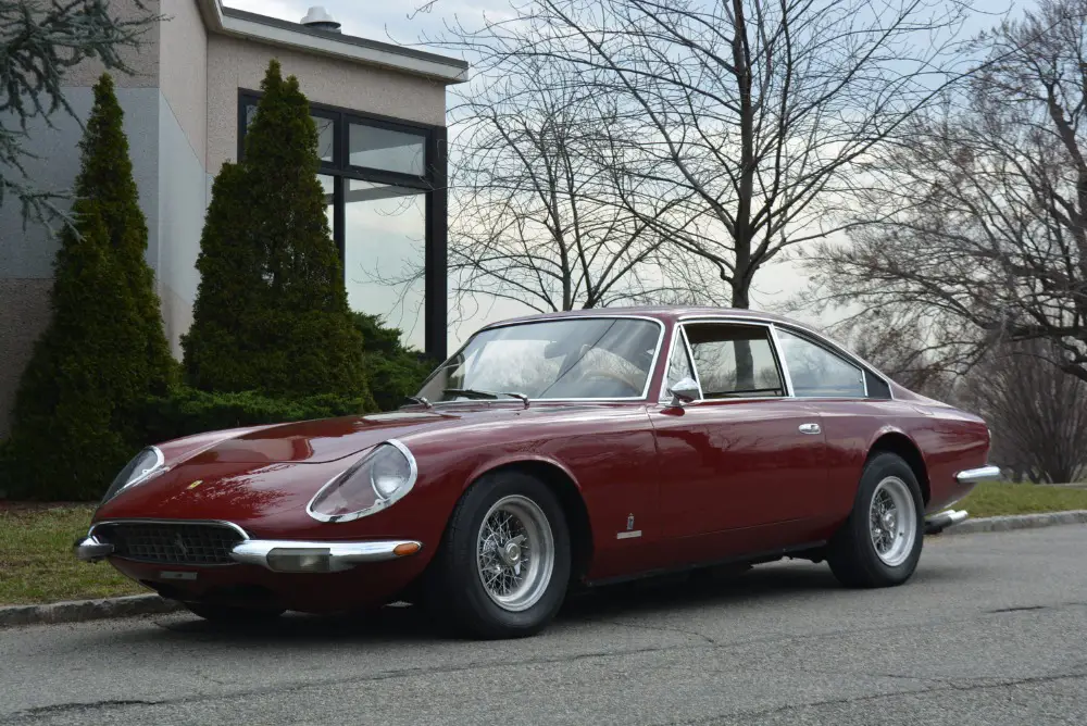 1968 ferrari 365gt 0 red coupe manual