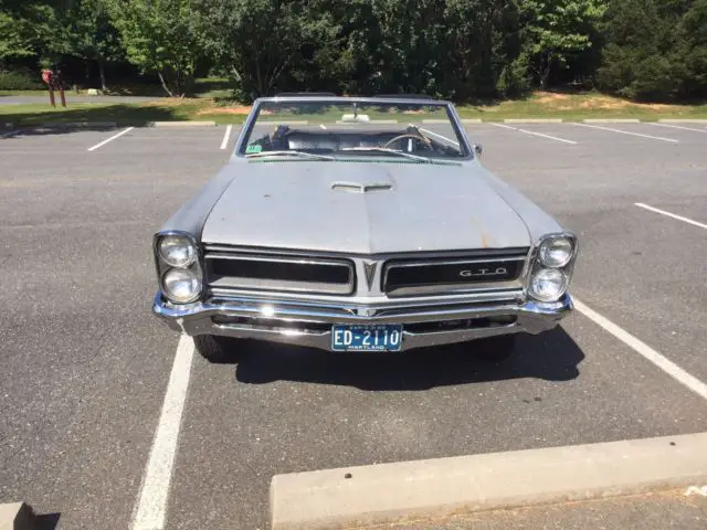 1965 pontiac gto convertible, true 4 speed, tri-power