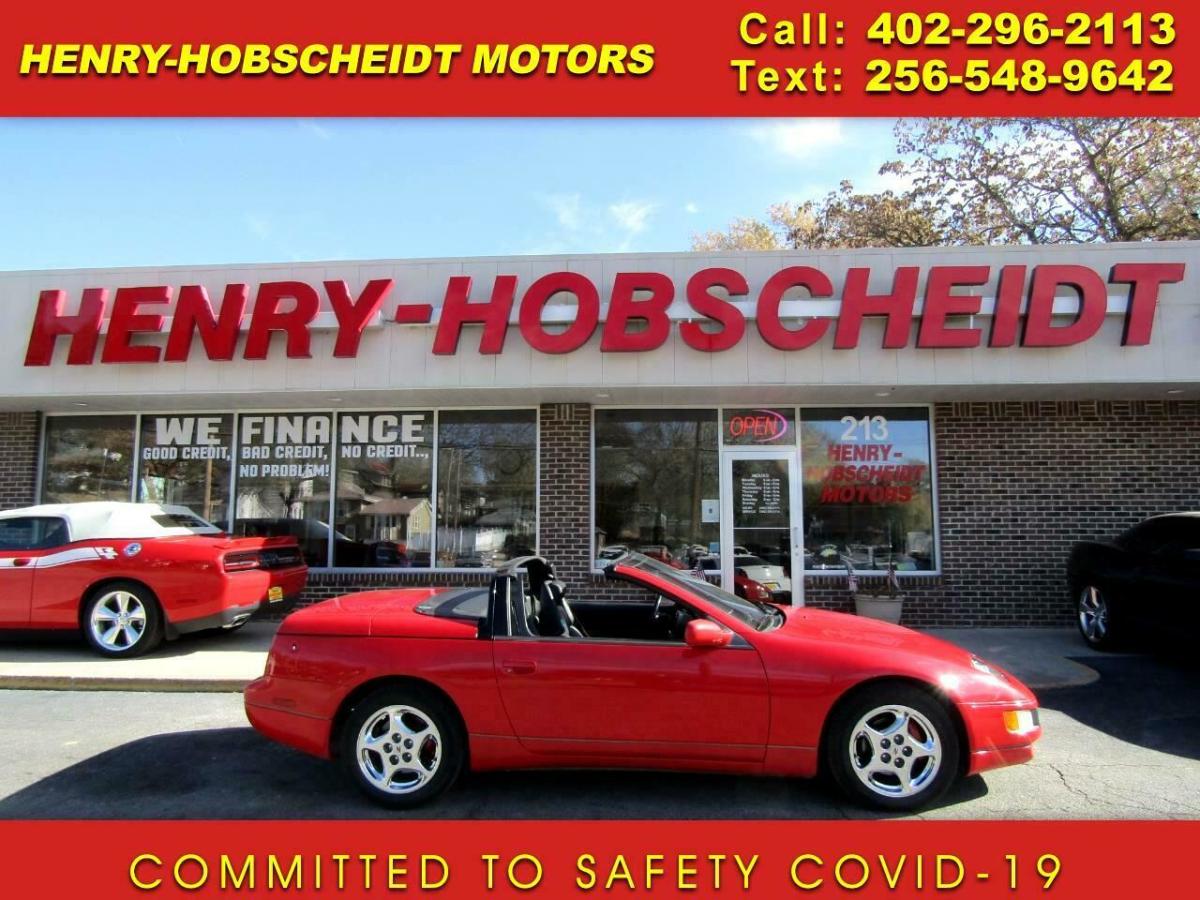 red nissan 300zx convertible-only 67,131 miles-only 2 owners-excellent condition