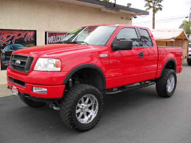 2004 bright red ford f-150 in riverside, ca