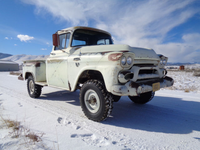 1958 gmc napco 4x4 8' bed v8