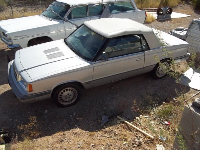 1986 dodge 600 2 dr convertible 2.2 turbo auto excellent condition 62,000 org