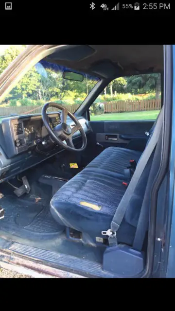 chevy 4x4 2500 8' plow