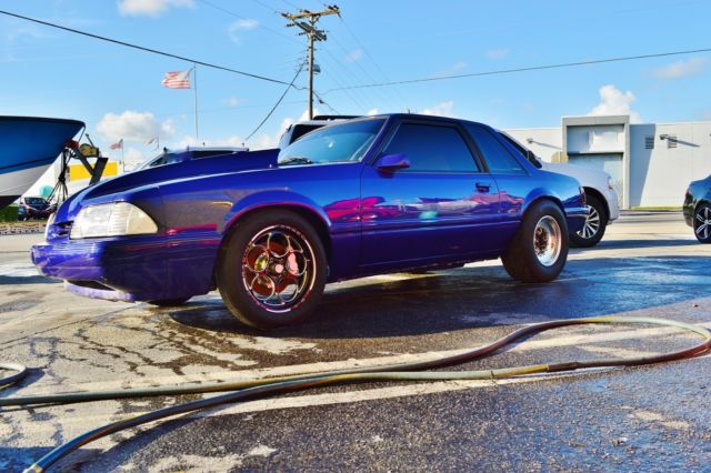 twin turbo stang "foxbody" project car / street out law
