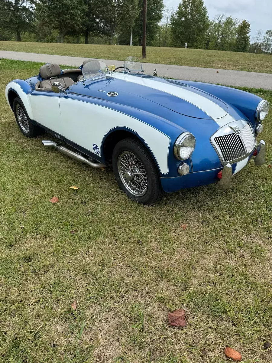 1959 mg mga convertible blue
