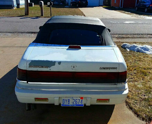 1988 chrysler lebaron 2.2 turbo convertible