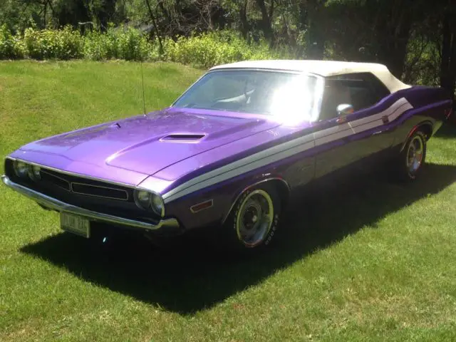 1971 dodge challenger convertible 318 hp, auto very rare e-body