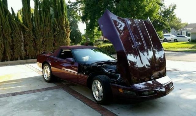 1993 chevrolet corvette 40th anniversary edition 5.7l v8 16v manual convertible