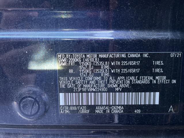 2021 toyota rav4 xle