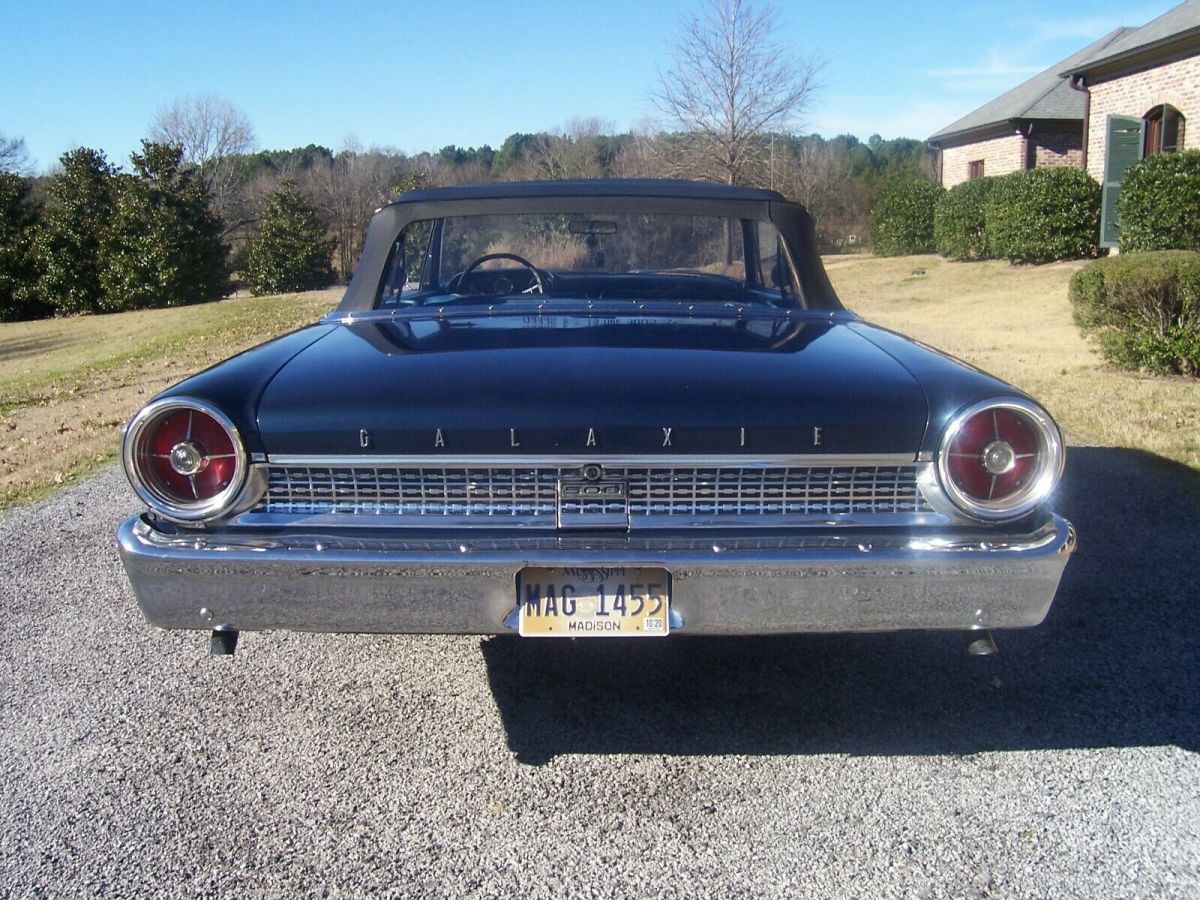 1963 ford galaxie 500 z code 390 4 speed convertible
