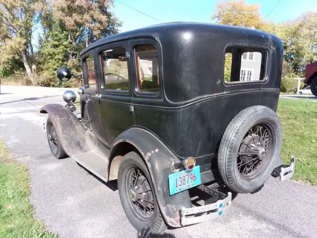1930 ford model a town sedan taxi