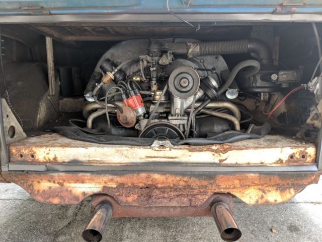 no reserve! 1965 german vw 13 window deluxe og paint volkswagen bus new safaris