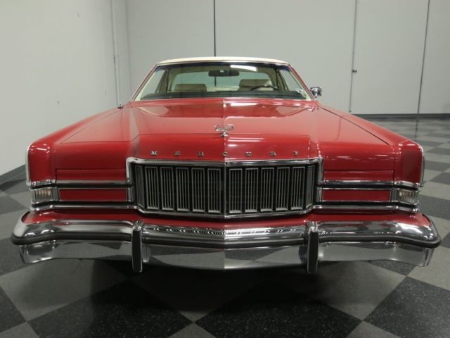 1974 mercury grand marquis brougham 30782 miles red hardtop