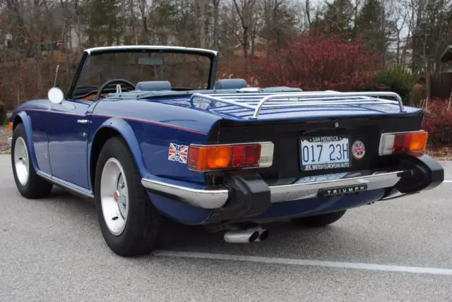 1975 triumph tr6 california car with overdrive and no rust. all original triumph