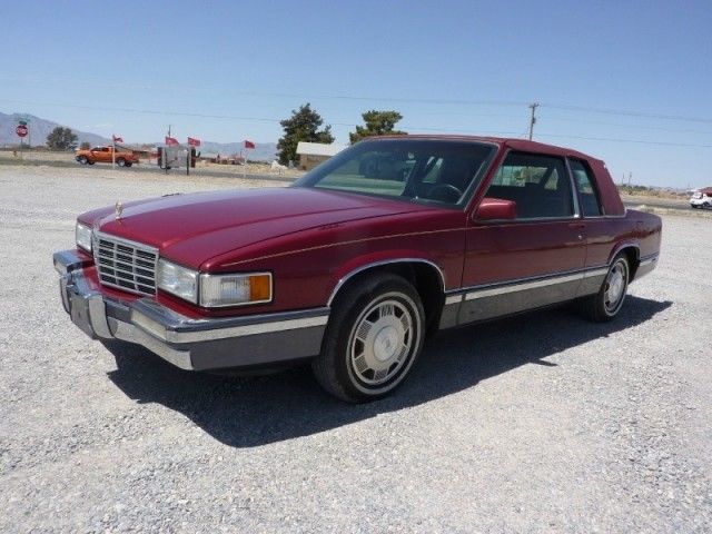 1991 cadillac coupe deville one owner 54000 miles california rust free car