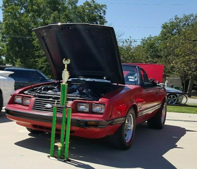 1983 ford mustang gt convertable. 410 cid, 5 speed, 8.8 w/ 4.10 diff