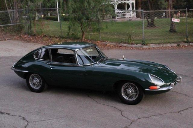 1967 jaguar e-type leather seats 91980 miles green coupe 4.2 6 cyl manual