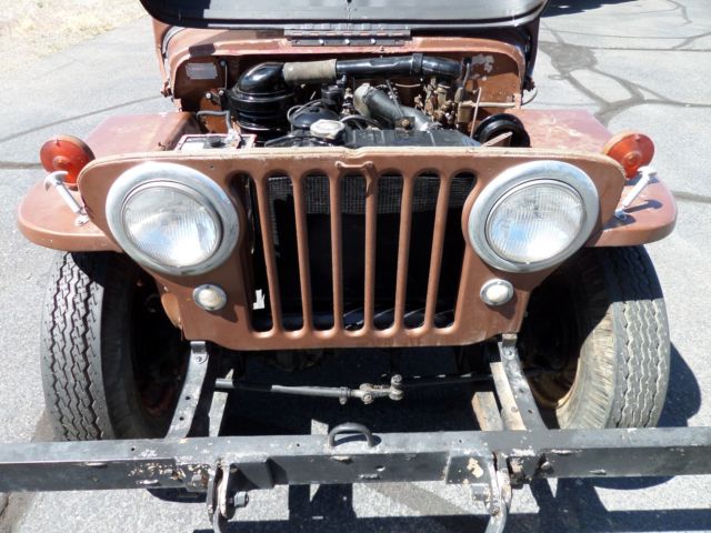 1951 willys cj3a 4x4 original storage find jeep soft top 4 cyl cj-3a overland